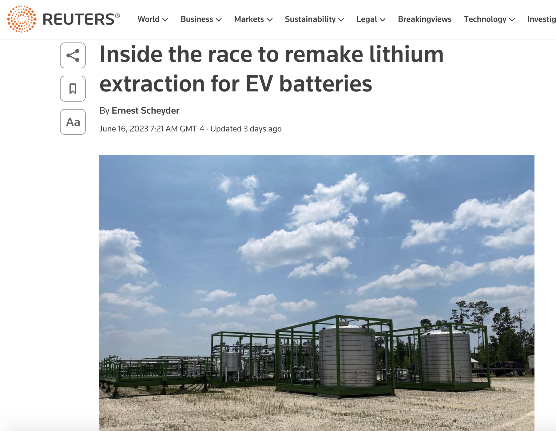 You are currently viewing Inside the race to remake lithium extraction for EV batteries