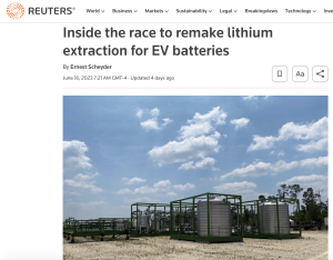 Read more about the article Inside the race to remake lithium extraction for EV batteries